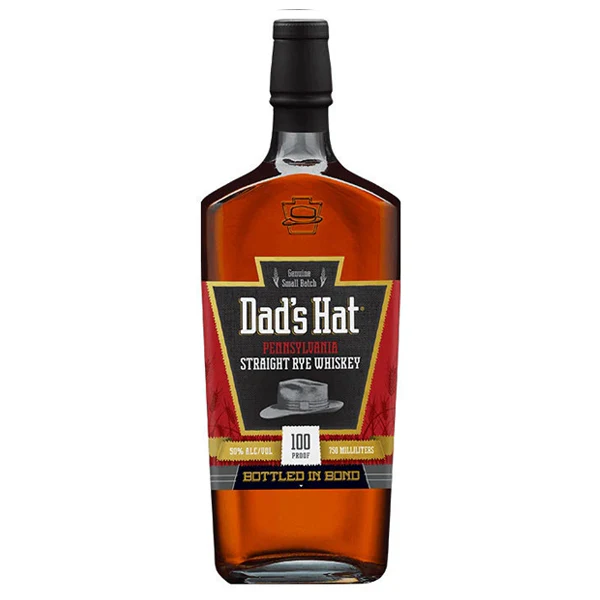 Dad's Hat Straight Rye 100 Proof Whiskey Bottled in Bond