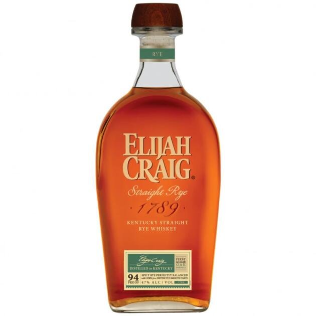 Elijah Craig, Straight Rye, 94 Proof