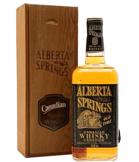 Alberta Springs Canadian Whisky Bot.1980s