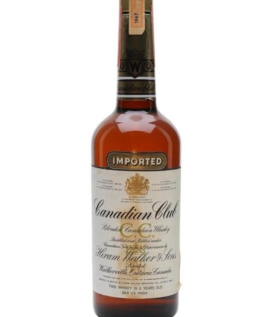 Canadian Club 1967 6 Year Old