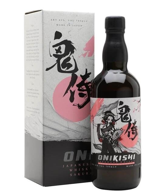 Onikishi Cherry Blossom Japanese Blended Whisky