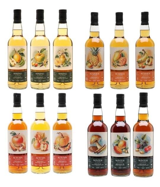 The Seasons Set The Whisky Exchange 12 Bottles